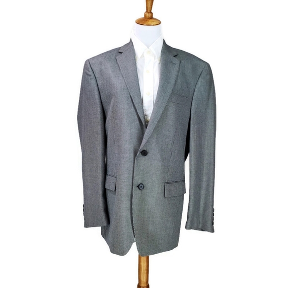 Lauren Ralph Lauren Mens Light Gray 2 Button Blazer Sports Coat Size 39R - Picture 1 of 12